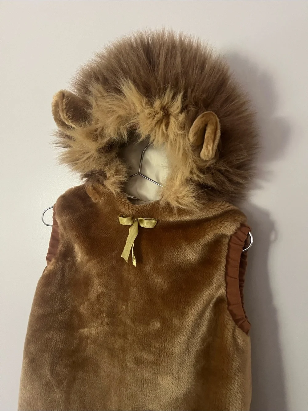Vintage Lion Cat Costume Shirt Top Childrens Large Kids Girls